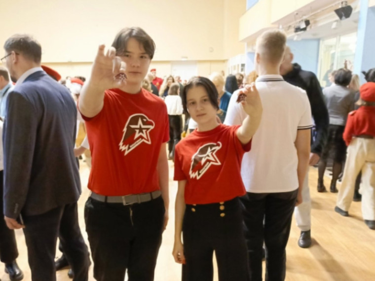 В рядах юнармейцев - пополнение!.
